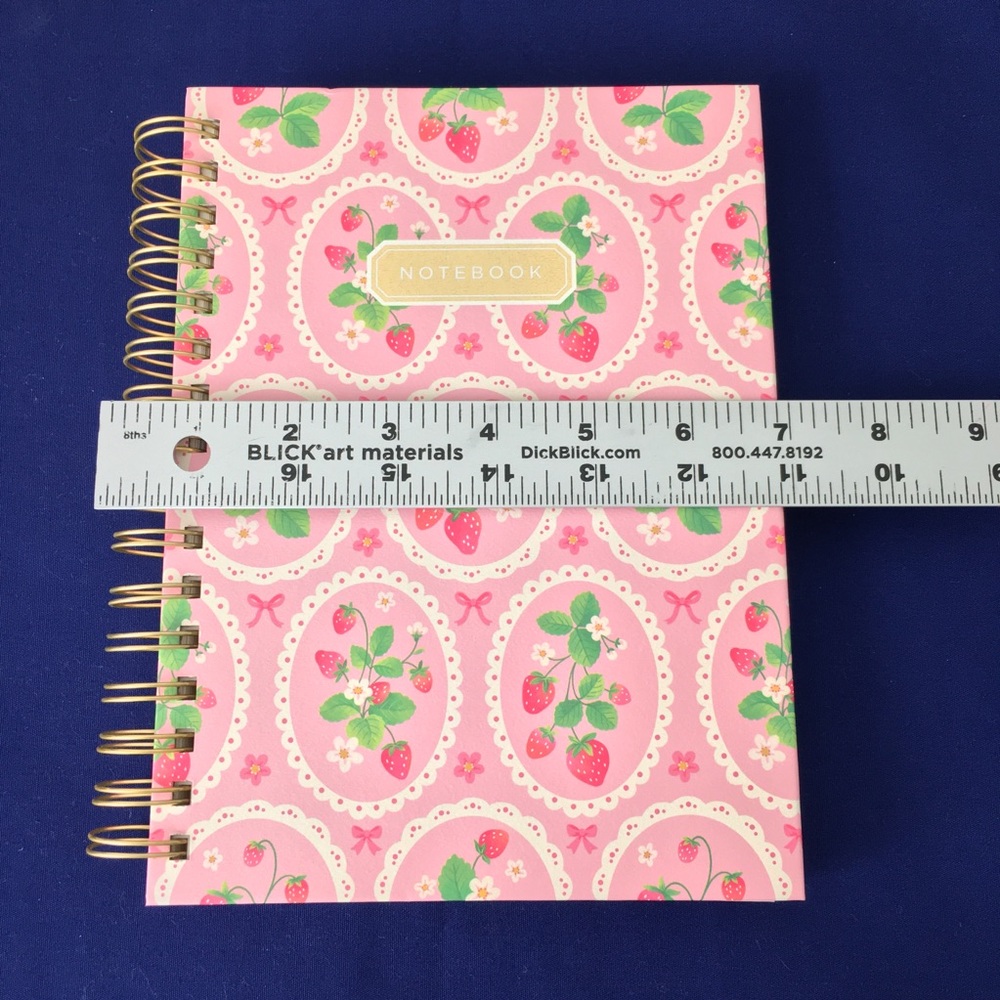 Clementine Spiral Notebook ~ Wild Strawberries - Picture 7 of 7